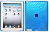 CrazyOnDigital Flexible TPU Case for “The New iPad” 3rd Gen 2012 Model & Apple iPad 2 / iPad 3 3rd Generation / iPad HD Tablet AT&T Verizon 4G LTE (Blue)