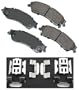 Akebono ACT729 ProACT Ultra-Premium Ceramic Brake Pad Set