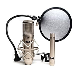 CAD GXL3000SP Studio Pack with 1 GXL3000 Multi-Pattern Condenser, 1 Small Diaphram Condensor, and 1... by 
