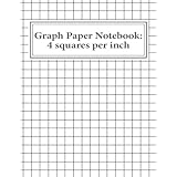 graph paper notebook 4 squares per inch 100 pages