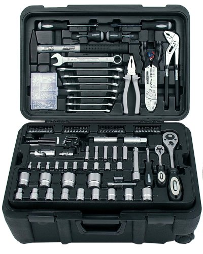 Mannesmann 29070 Fahrbarer Werkzeugkoffer, 122-teilig