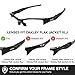 New Revant Polarized Replacement Lenses for Oakley Flak Jacket XLJ - 11 Options