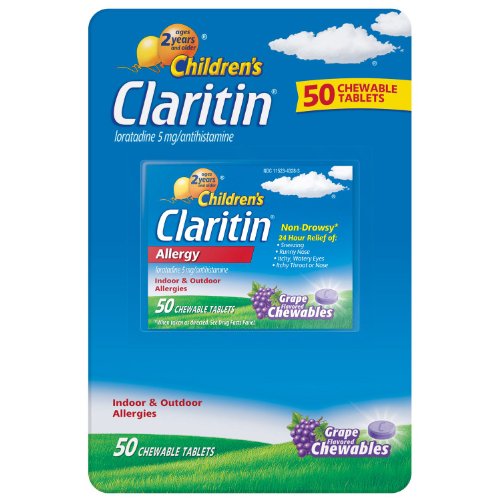 Children's Claritin Chewables Tablets- Grape - 50 ct.