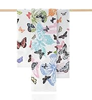 3 Butterfly Tea Towels