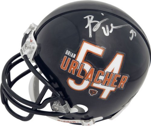 Brian Urlacher Chicago Bears Autographed Players Riddell Mini Helmet