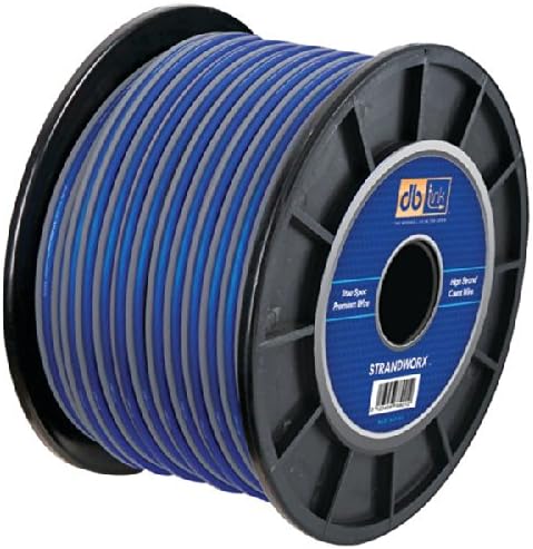 DB LINK SXSW16BL500 Gunmetal Gray/Blue Strandworx(TM) Speaker Wire (16 Gauge, 500ft)