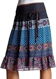 Esprit Women's Panel Print Skirt,Mountain Lake,2