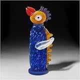 Eigenschaften Glasstudio Borowski  / Paradievogel blau groß - Objekt - Studio Line - Borowski Skulptur