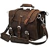 "Santiago" Men's Full Grain Distressed Leather Backpack & Travel Bag