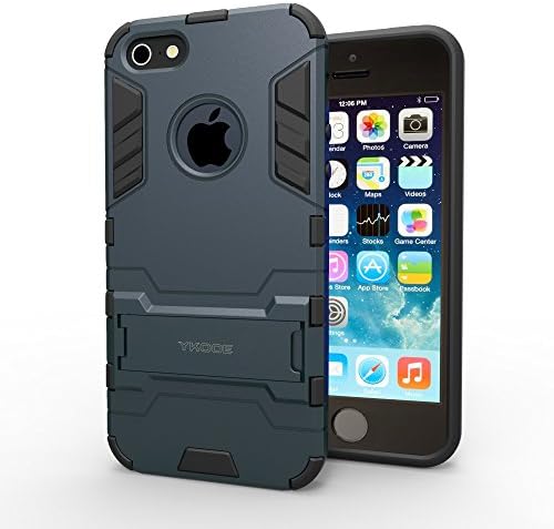 Emoxz Iphone 5s Case,[ultra Slim Stand] TPU Case Cover for Apple Iphone 5 5s (Black)