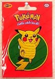 Eigenschaften CMM / Nintendo Pokemon / POKEMON 2000 - Aufnäher / Bügelbild - gestickt - #25 Pikachu - OVP