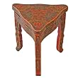 Antique Style End Table/ Sofa Table / Accent Table Floral Motif (Tibet)