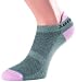 1000 Mile 1548 Trainer Liner Sock Grey/Pink Ladies -  Small 3 - 5.5 UK