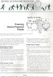 FREEZING HOME PREPARED FOODS (HOME ECONOMICS GUIDE) by UNIV OF MO COLUMBIA