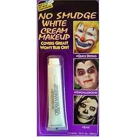 Makeup Cream White No Smudge Face Paint Tube Halloween Costume Accessory