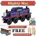 Mighty Mac from Thomas The Tank Engine Wooden Train Set - Free 2 Pieces of Track & Free Toby Train