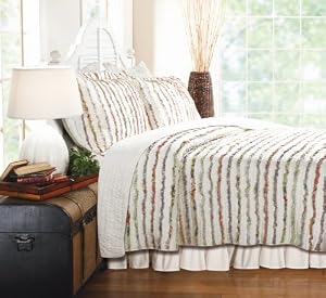 Greenland Home Bella Ruffle Quilt Set, King