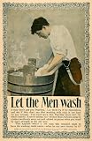 1896 Ad Pearline Soap Man Washing Laundry Wringer Tub Cleaning Clothes - Original Print Ad