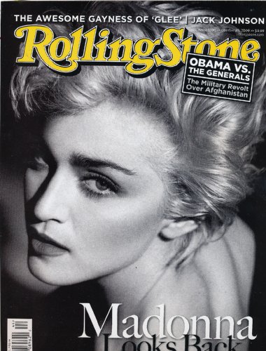 ROLLING STONE MAGAZINE OCT 29 2009 MADONNA LOOKS BACK