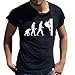 StyloTex Basic T-Shirt Klettern Outdoor Evolution, Gr&ouml;&szlig;e XXL, navy