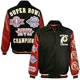 Washington Redskins Super Bowl Champions Varsity Leather Jacket at Football Fanatics