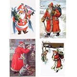 Father Christmas Pack of 20 Christmas Cards (Mini Box)||RF10F