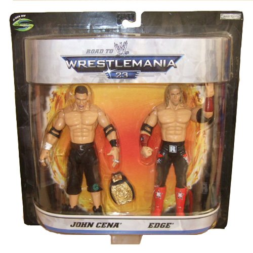 WWE Summer Slam Road to Wrestlemania 23 Series 1 John Cena and Edge Action Figure Set-image