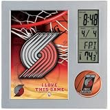Portland Trail Blazers Official Logo 4"x6" Desk Alarm Clock Frame