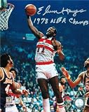 Elvin Hayes Autographed/Hand Signed Washington Bullets 8x10 Photo Inscribed ''1978 NBA Champs''