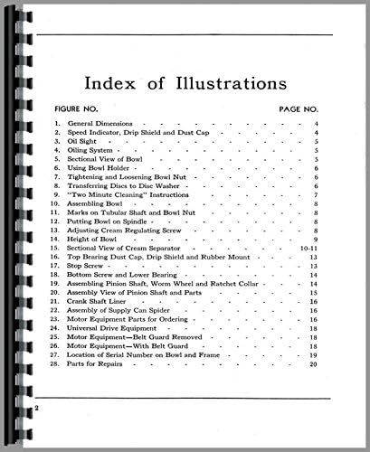 Delaval 514, 518, 519 Cream Separator Operators Manual