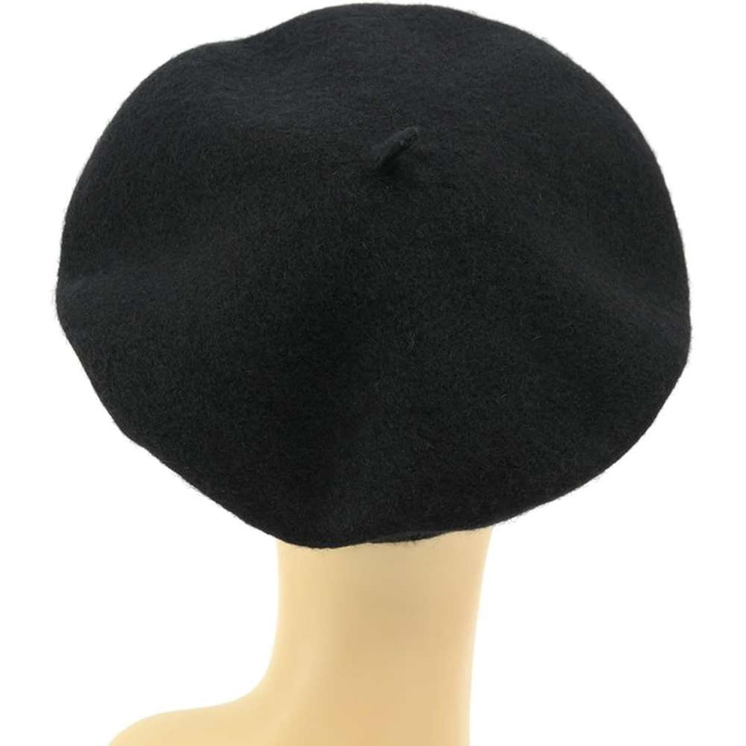 Wool Felt French Beret Artist Tam Hat Costume Accessory Black Red Green