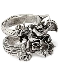 CHRISHABANA " Prick Up Your Ears" Oxidized Sterling Silver Plated Brass Ring