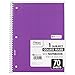Mead Spiral Notebook, College Ruled, 1 Subject, 70 Sheets, 10.5 x 7.5 Inches, Assorted Colors (05512)