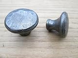 IRONMONGERY WORLDﾂｮ HAMMERED EFFECT VINTAGE INDUSTRIAL CAST IRON CUPBOARD CABINET DRAWER DOOR KNOBS 