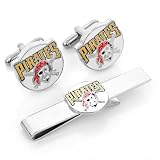 Pittsburgh Pirates Cufflinks And Tie Bar Gift Set-CLI-PD-PPR-CT