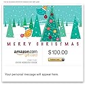 Amazon Gift Card - E-mail - Merry Christmas (Birds)