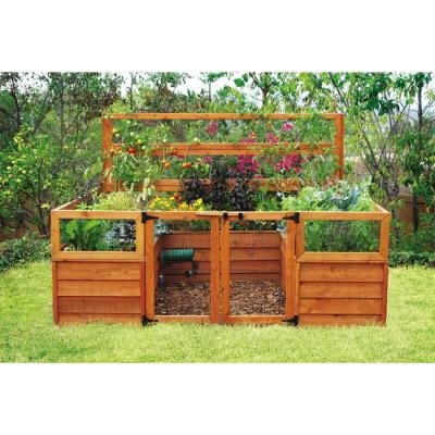 Raised-Bed Gardening System - 8ft. x 8ft., Model# 6309