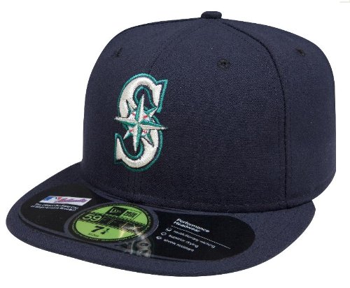 MLB Seattle Mariners Authentic On Field Game 59FIFTY Cap  (Navy, 7 3/8)