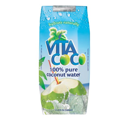 Vita Coco 100% Pure Coconut Water, 11.2-Ounce Containers (Pack of 12)
