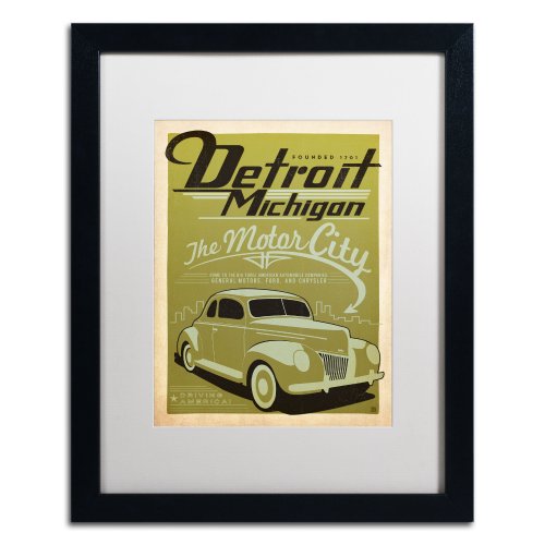 Trademark fine art detroit canvas artwork by anderson d…
