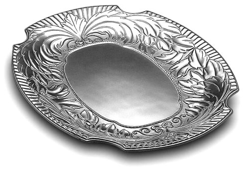 Wilton Armetale Acanthus Tray, Oval, 22-1/2-Inch by 17-Inch On Sale