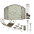 Brown Leaf Fireplace Collection