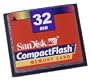 SanDisk 32 MB CompactFlash Card