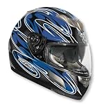 Vega Rock On DOT V-Tune Bluetooth Full Face Modular Motorcycle Helmets (5 Colors) - Frontiercycle (Free U.S. Shipping) (M, BLUE ROCK ON)