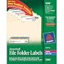 Avery File Folder Labels in Assorted Colors for Laser and Inkjet Printers with TrueBlock Technology, 0.67 x 3.43 Inches, Pack of 750 (05266)