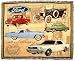 Ford History of Ford Cars Cotton Tapestry Throw Blanket