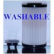 Generic Type DCF-1 / DCF-2 HEPA filter for Kenmore and Panasonic upright bagless vacuum cleaners. Long-Life Washable and Reusable.
