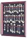 Sporting Goods : 36-Spoon Display Case Cabinet Holder w/ Glass Door