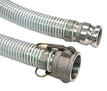 Unisource 1500 Clear PVC Suction/Discharge Hose Assembly, 1