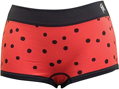 Wild Habitat Women's Ladybug Pattern Boy Shorts - Small